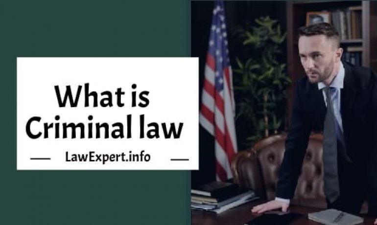 What is criminal law